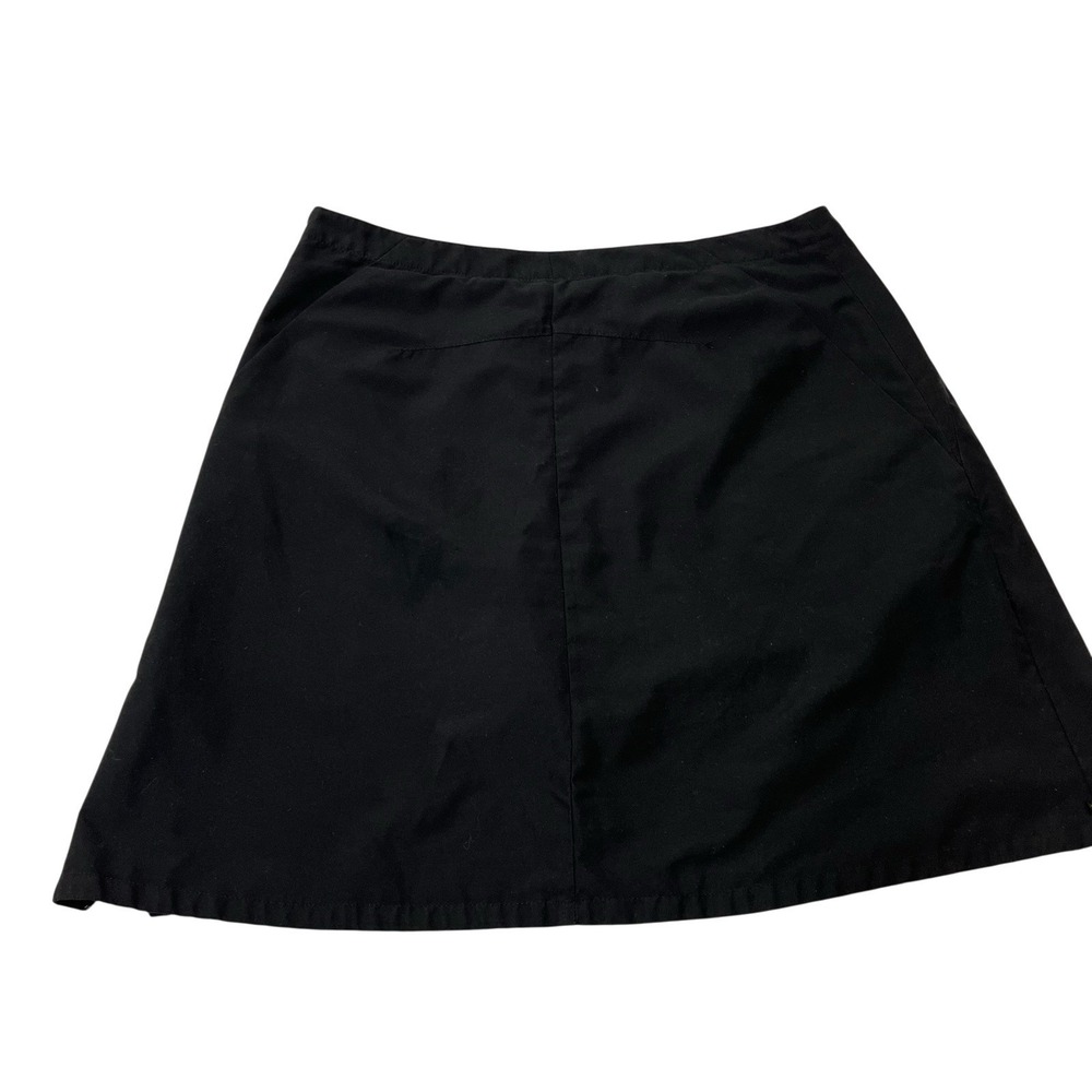 Patagonia Duway Skirt Skort Black S Side Slits Athleisure Hiking Outdoor Comfort